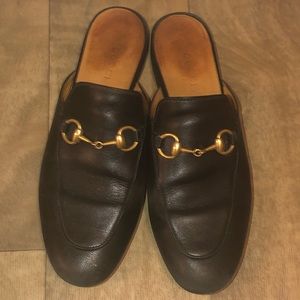 Gucci Women’s Princetown Leather Mules